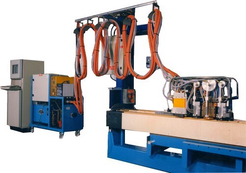 Banc de soudage de tube invar / Invar tube welding bench